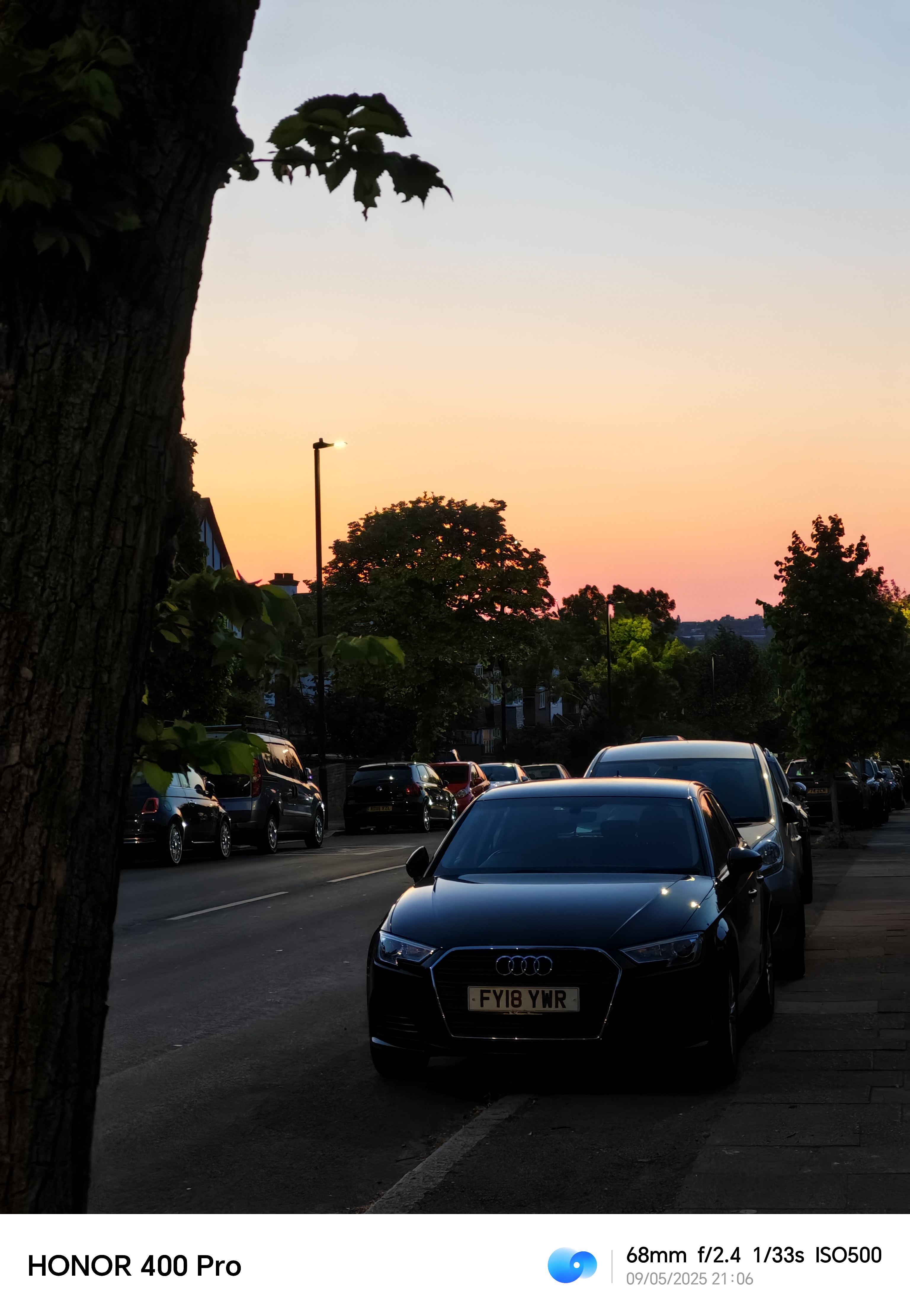 A photo captured on the Honor 400 Pro