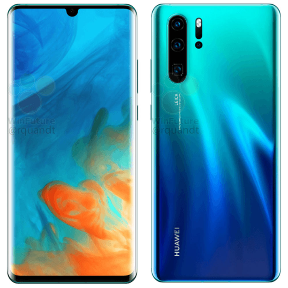 Huawei P30 Pro Leak Provides First Look At Phone S Four Rear Cameras Techradar