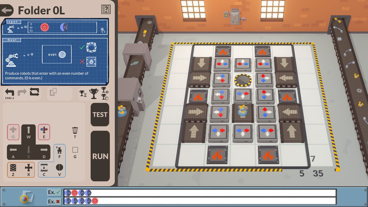 Robot-making factory puzzle game Manufactoria 2022.