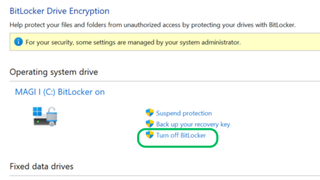 Enable or Disable Bitlocker Encryption in Windows