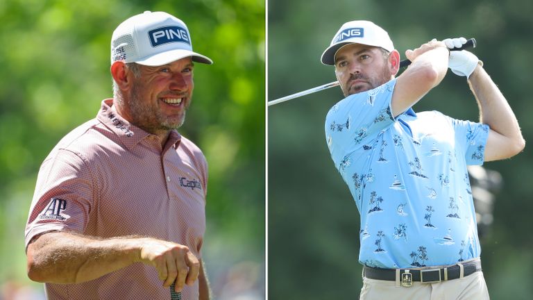 Lee Westwood and Louis Oosthuizen at the PGA Championship