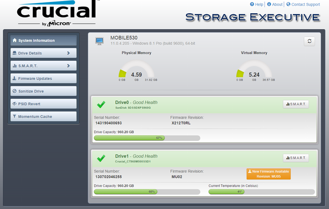 do i really need to install crucial executive storage