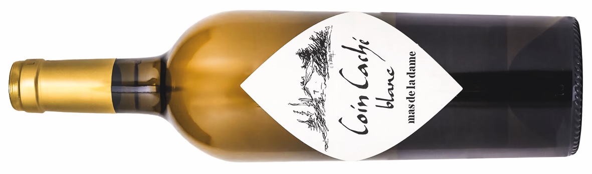 bottle of Mas de la Dame's Coin Cach&amp;eacute; blanc