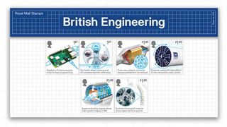 The Raspberry Pi finally commemorated on a stamp. It couldn't be more British could it?