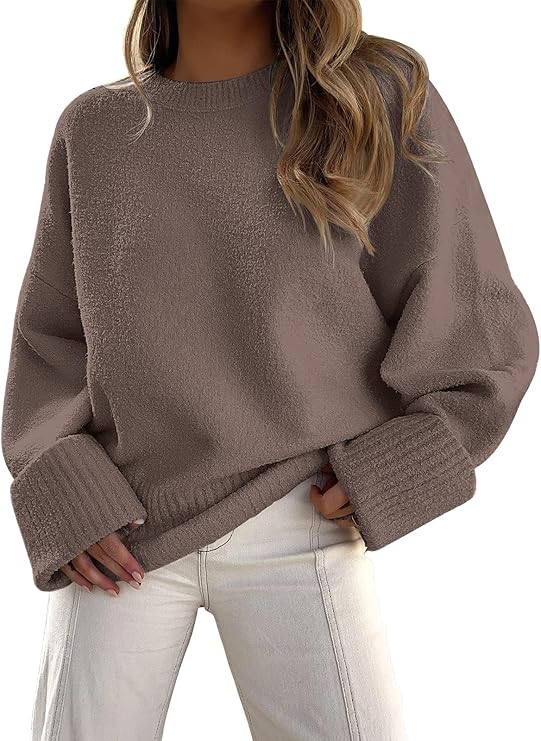 LILLUSORY, Lillusory Oversized Sweater Womens 2025 Fall Fashion Outfits Pullover Long Tunic Old Money Winter Cozy Clothes Cute Crewneck Trendy Knit Chunky Warm Knitted Ladies Top