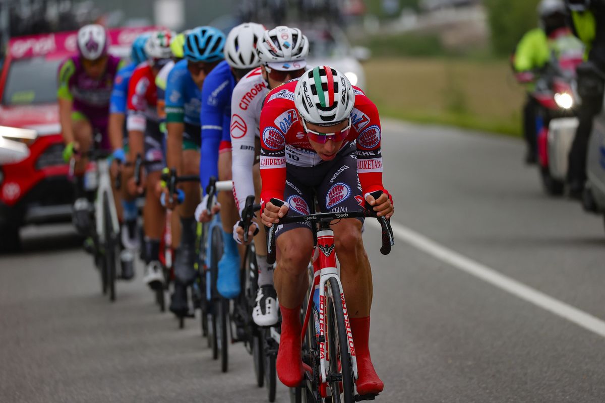 Giro d'Italia 2021 - 104th Edition - 3rd stage Biella - Canale 190 km - 10/05/2021 - Simon Pellaud (SUI - Androni Giocattoli - Sidermec) - photo Luca Bettini/BettiniPhoto&Acirc;&copy;2021