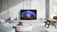 Panasonic JZ2000 OLED TV in white living room