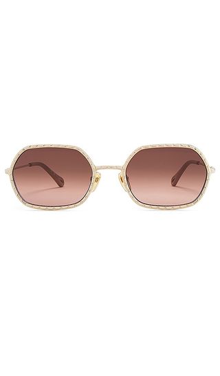 Scalloped Oval Sunglasses