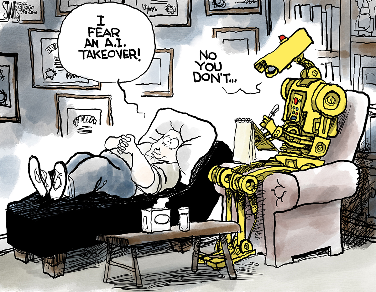 Political cartoon