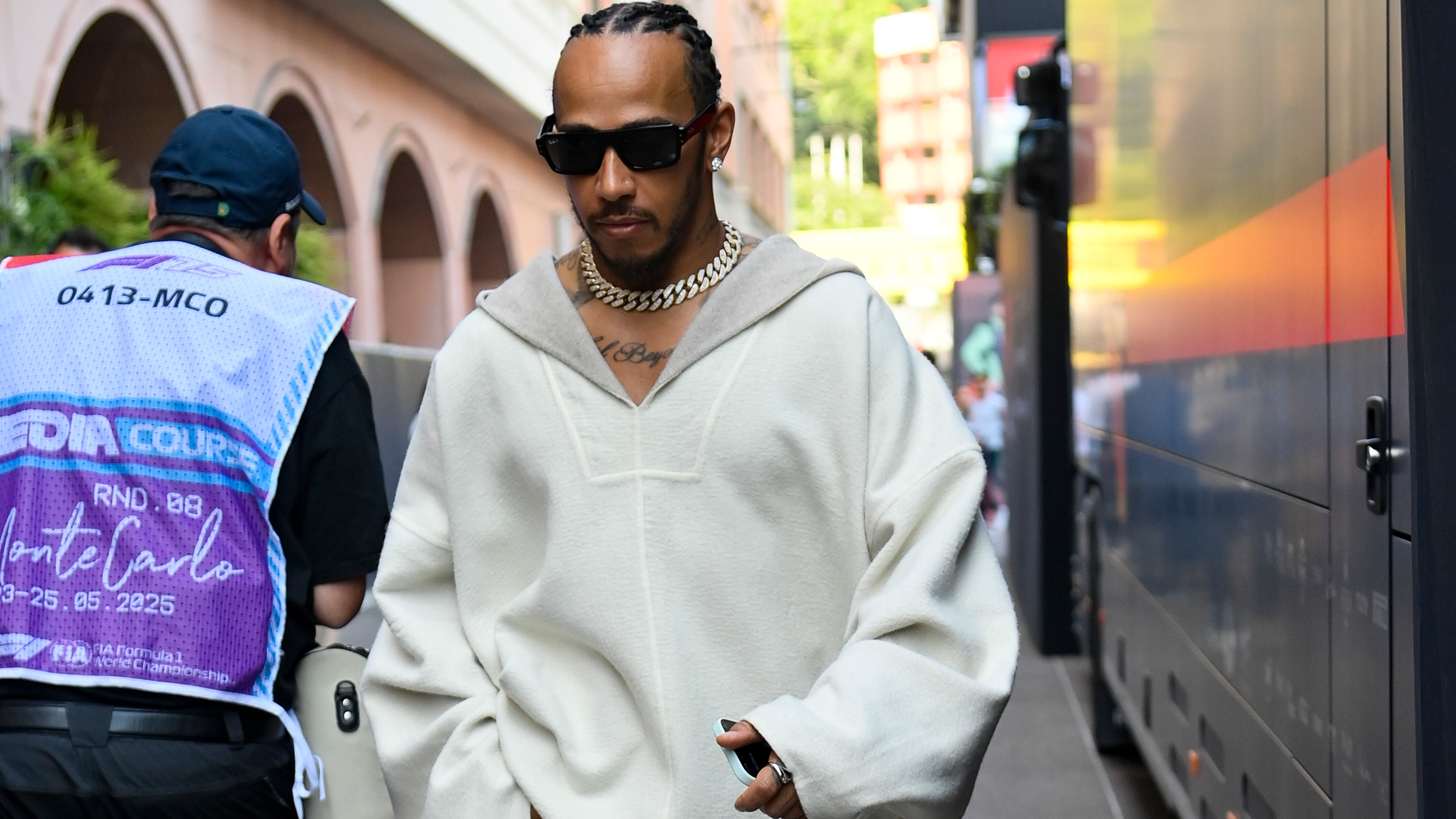 MONTE-CARLO, MONACO - MAY 24: Lewis Hamilton of Great Britain driving for Scuderia Ferrari HP F1 Team attends the F1 Grand Prix Of Monaco on May 24, 2025 in Monte-Carlo, Monaco.