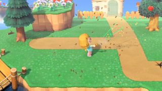 Animal Crossing: New Horizons wasp party popper