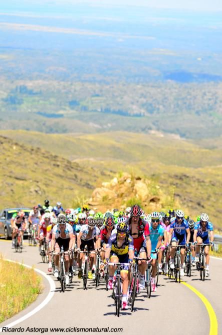 The Tour de San Luis peloton faced the first of three days in the mountains.