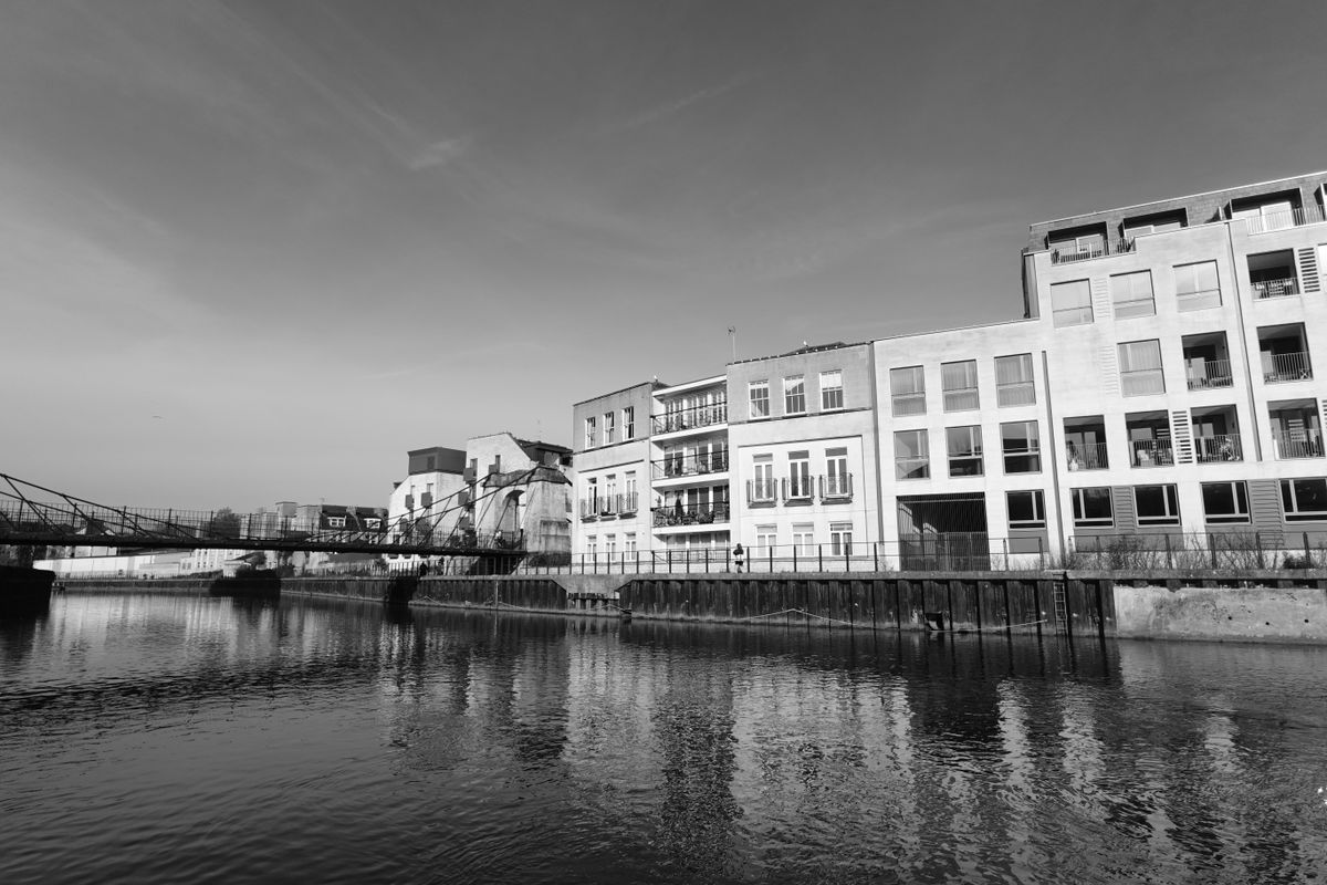 A photo of a river taken on a Sony ZV-1F vlogging camera