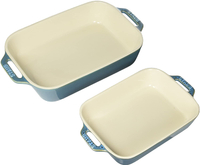 Staub Ceramics 2 Piece Stoneware Baking Dish Set | Was $120, now $49.95 at Amazon&nbsp;