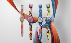 Swatch x Tate watches, four colourful designs