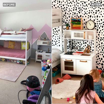dalmatians style kids bedroom makeover
