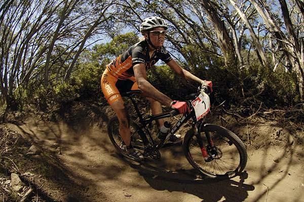 Jo Wall sweeps through the Snow Gums at the very picturesque Mount Buller National Round.