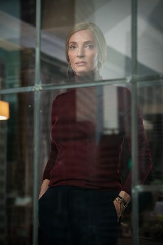 Uma Thurman as Katherine Newman in 'Suspicion'.
