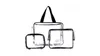 Danielle Three-Piece PVC Travel Bag Set