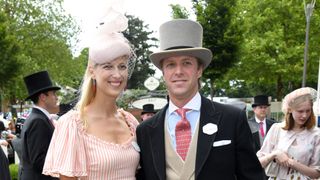 Thomas Kingston and Lady Gabriella Kingston attend Ladies Day at Royal Ascot in 2019