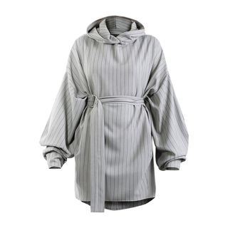 grey stripe hoodie dress flat lay image from Wolf & Badger