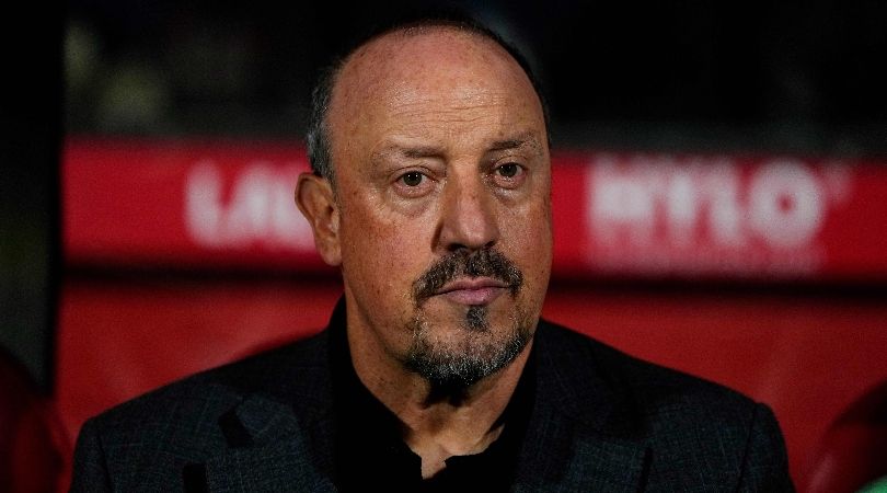 Celta Vigo coach Rafa Benitez looks on ahead of his side&#039;s LaLiga game against Girona in February 2024.