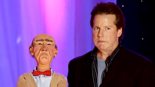 Still of Jeff Dunham performing on Comedy Central.