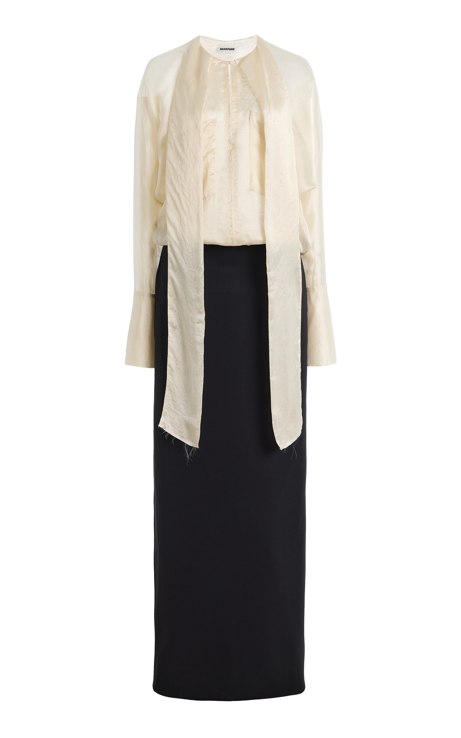 Monica Silk-Blend Maxi Dress