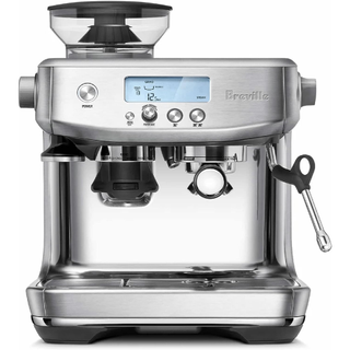 silver breville espresso machine