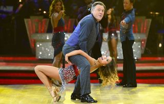 Ed Balls and Katya Jones during a photocall for the launch of Strictly Come Dancing Live Tour.