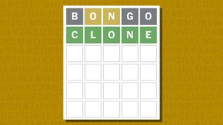 Wordle answer for game 992 on a yellow background