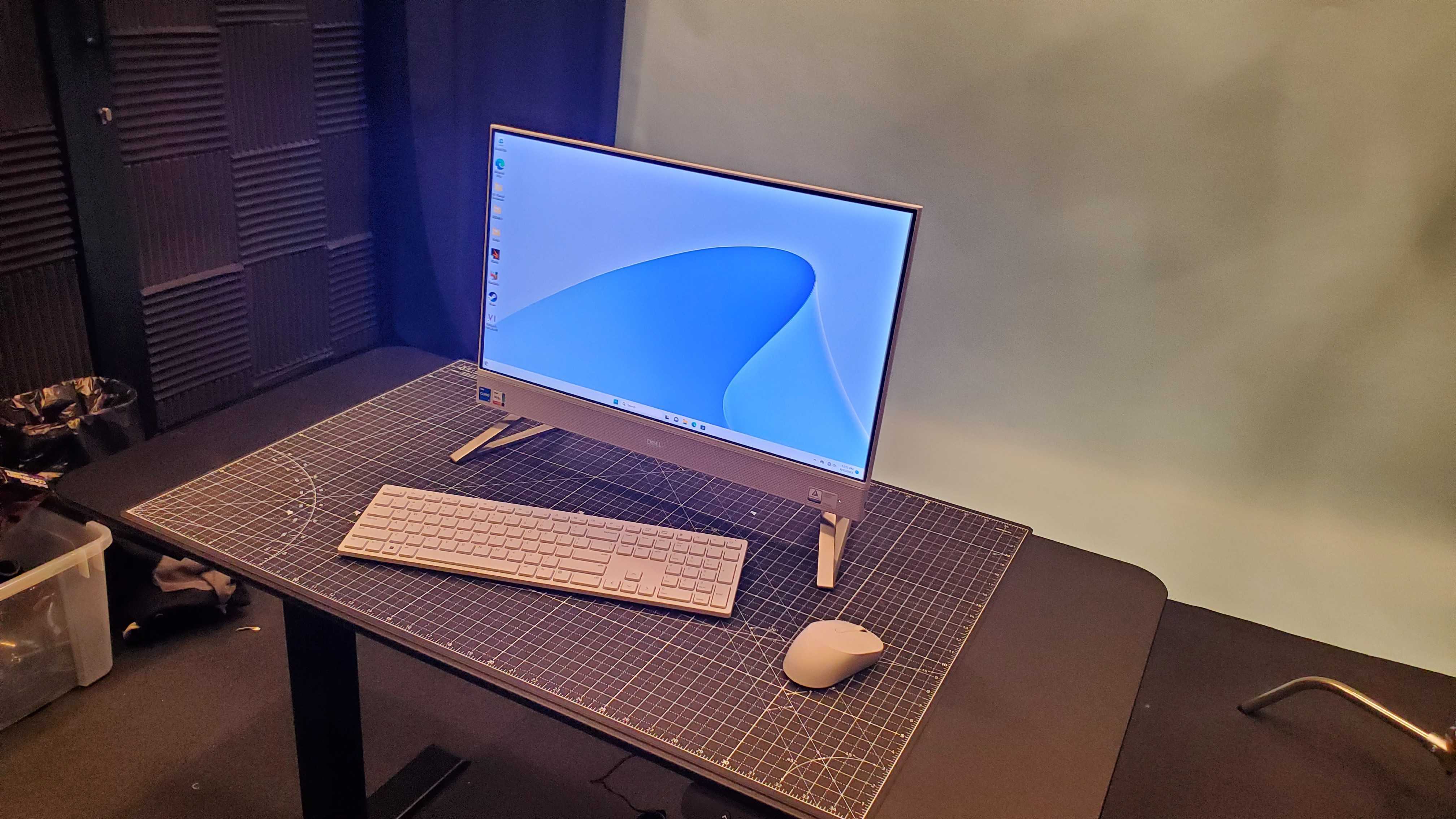white AIO PC