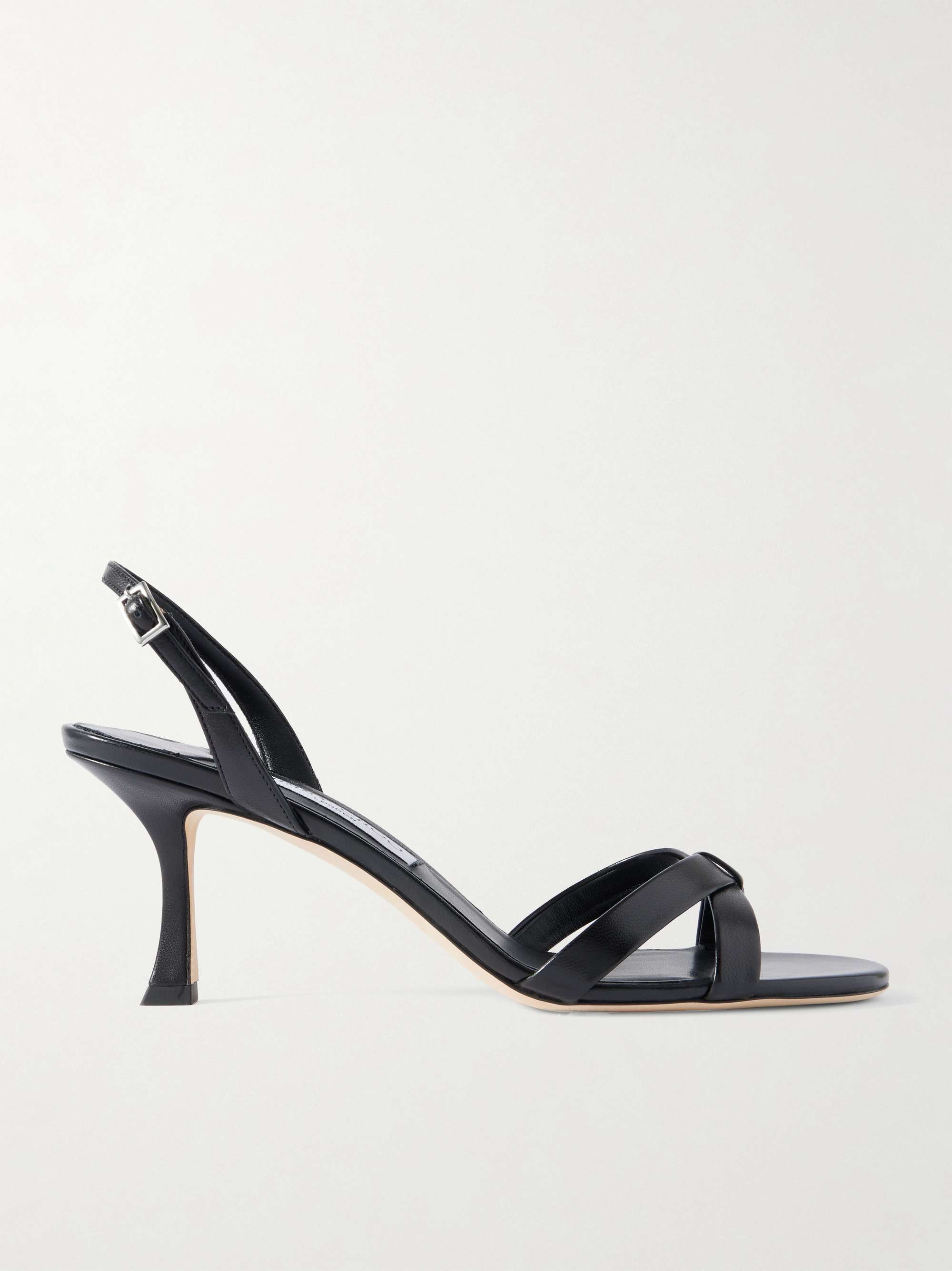 Elsy 70 Leather Slingback Sandals