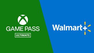 Xbox Game Pass Ultimate logo and Walmart Plus logo side by side