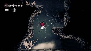 Hollow Knight Silksong pogo jump off large skull enemy