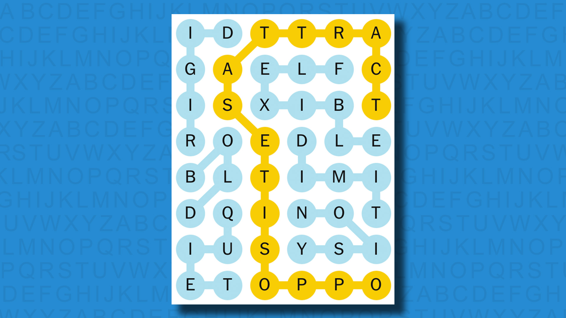 NYT Strands answers for game 563 on a blue background