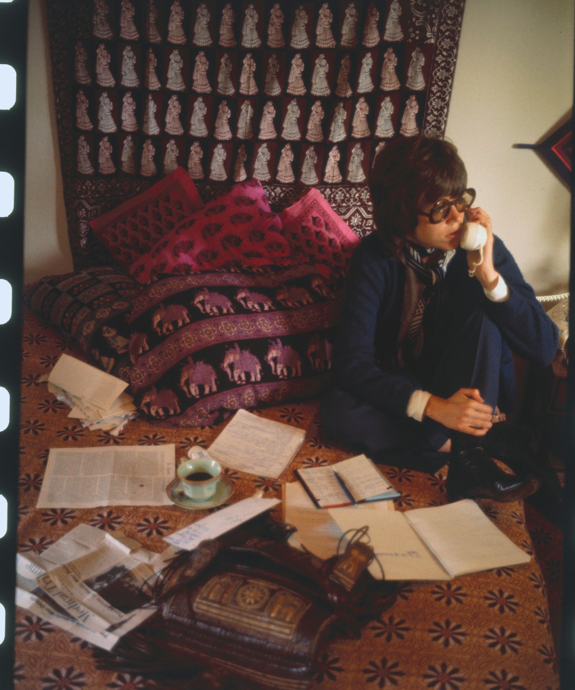 jane fonda in her bedroom in the &#039;70s