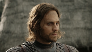 Charlie Vickers as Halbrand in The Rings of Power