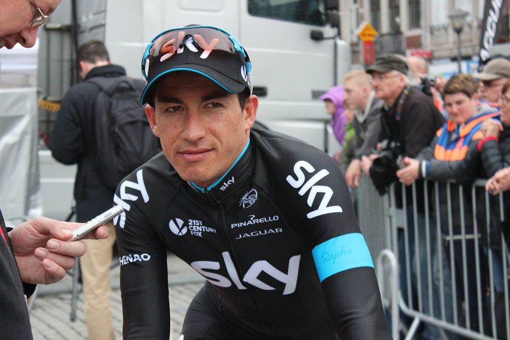 Sergio Henao will be leading Sky today
