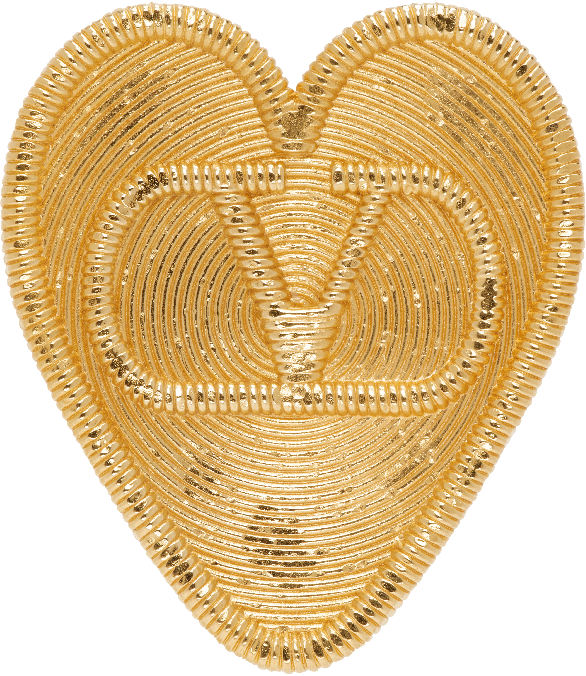 Fil Perdu Metal Brooch