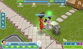 The Sims FreePlay for Windows Phone marriage proposal