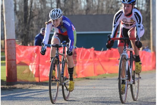 Bruno Roy and Rebecca Wellons battle for third behind Mcconneloug and Smith