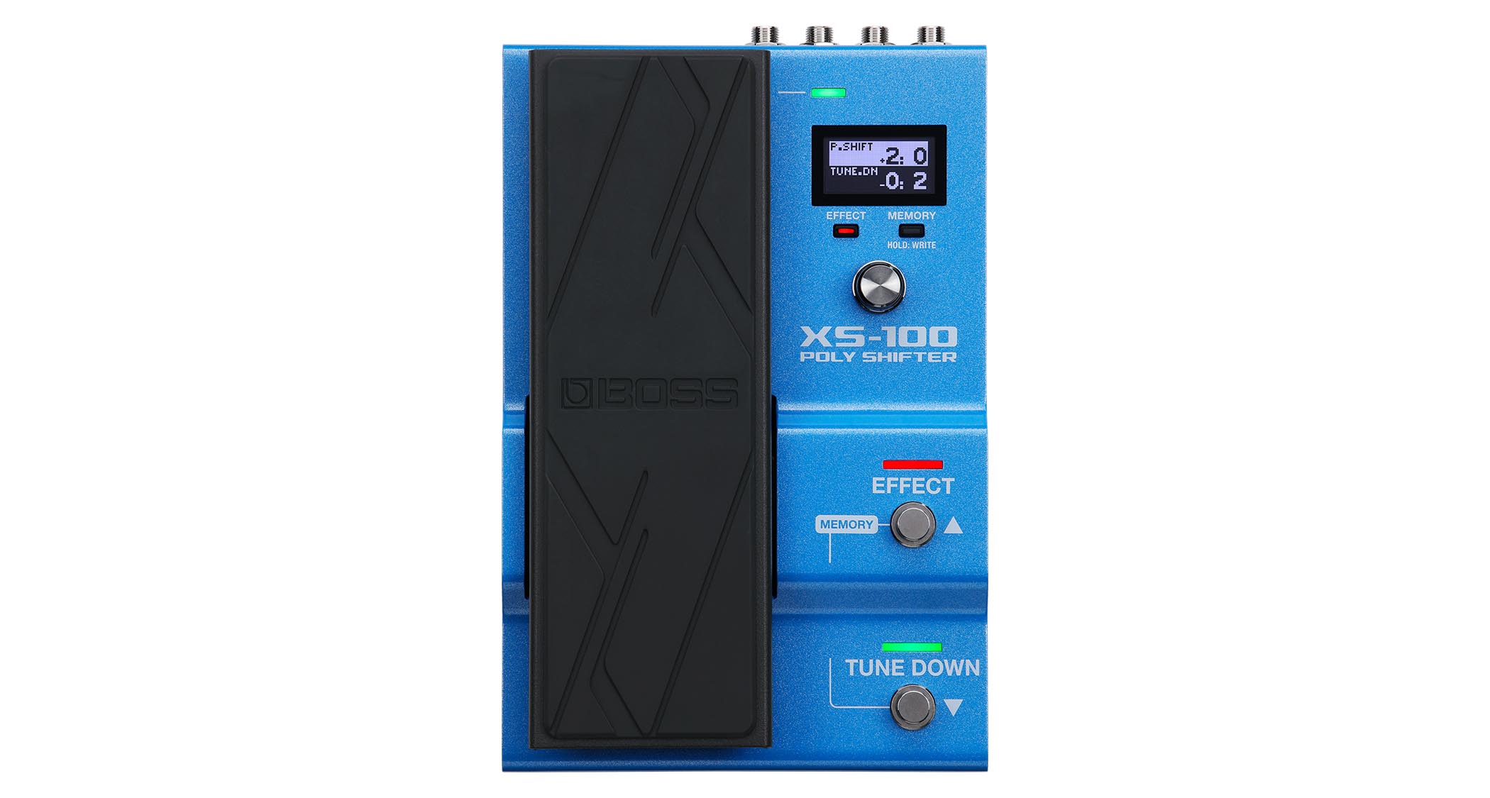 Boss XS-100 Poly Shifter: the treadle equipped pitch-shifter is a feature-packed solution for expressive control of up to four-octaves in either direction.