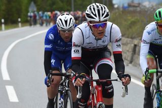 The early break on stage nine of the 2016 Tour de Suisse. Photo: Graham Watson