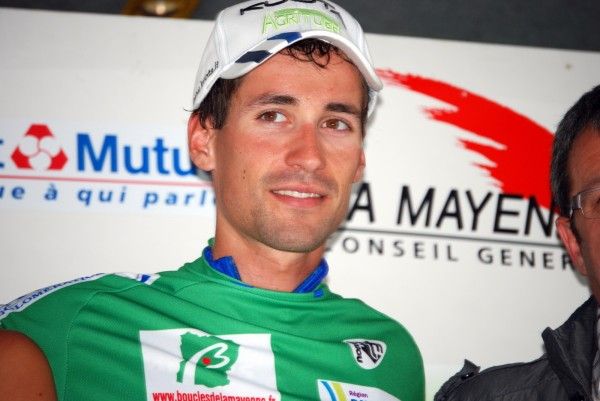 R&eacute;my Cusin (Agritubel) in the green points jersey.