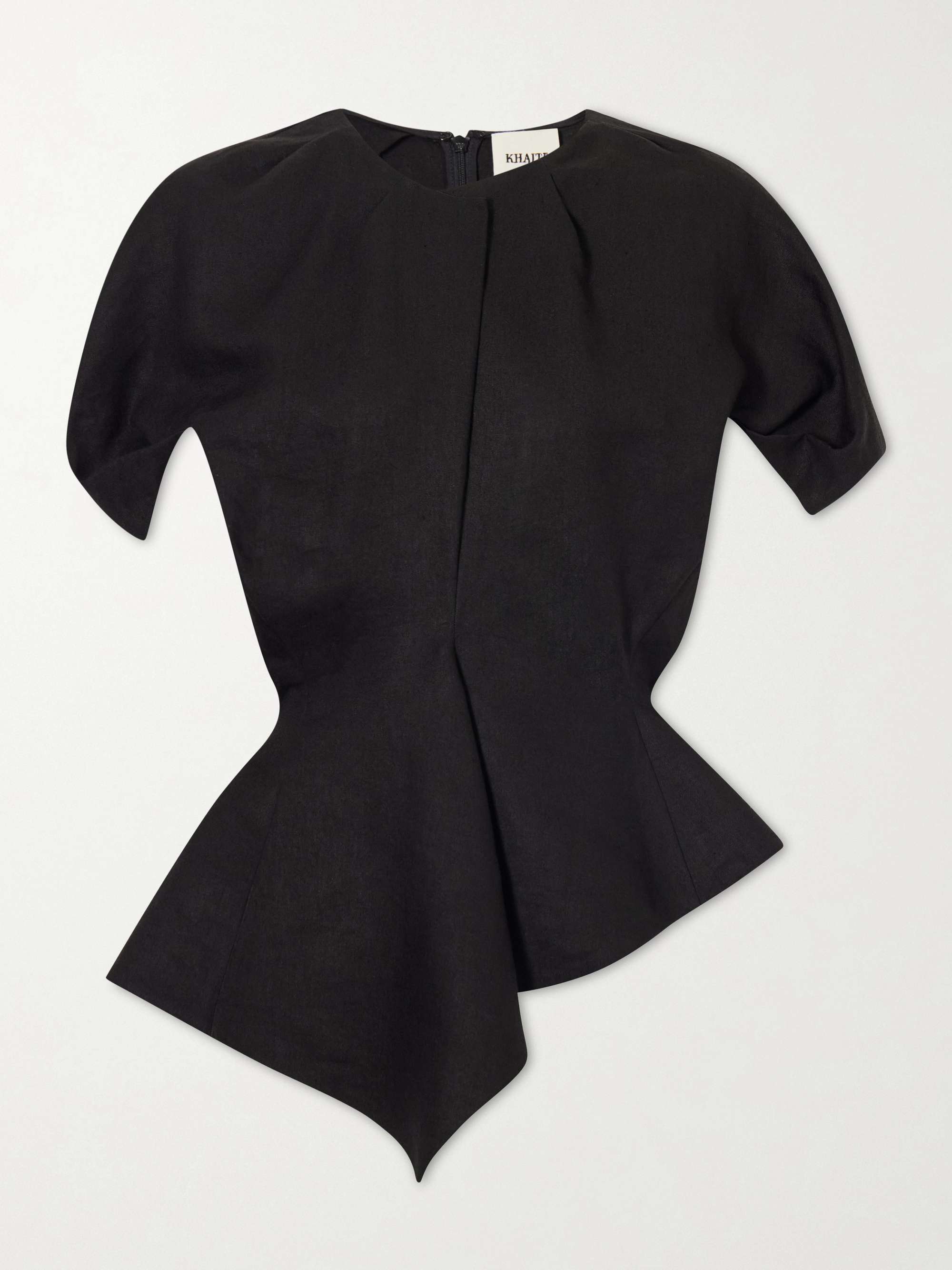 Rumi Linen-Blend Blouse