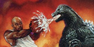 Charles Barkley vs. Godzilla