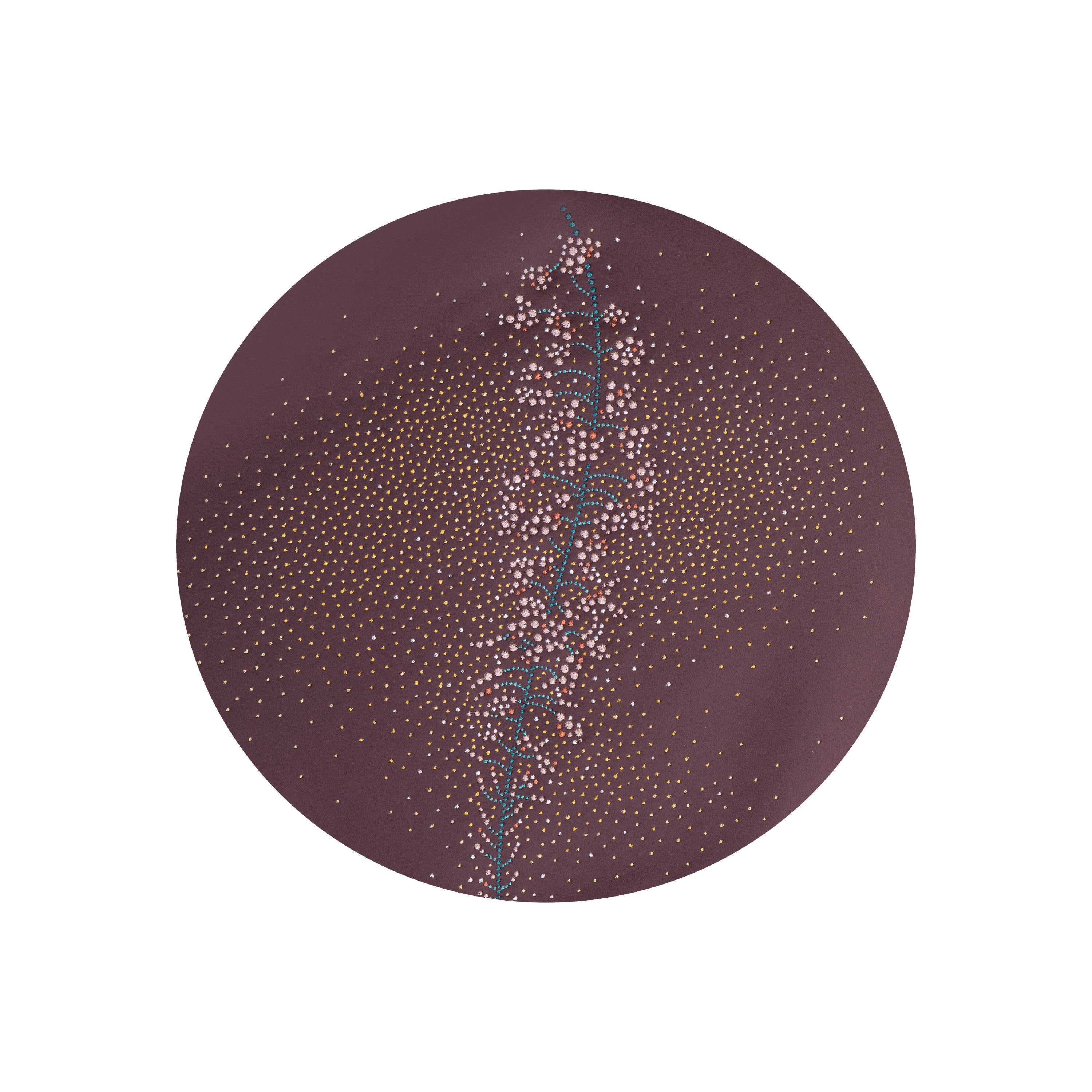 Jules Julien artwork embroidered by Range Rover