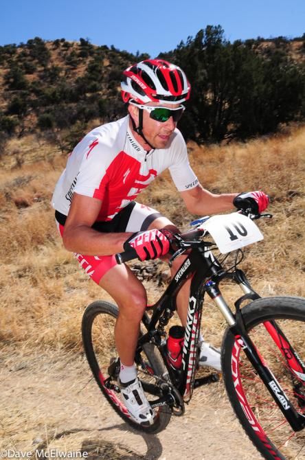 After a half lap, Todd Wells (Specialized) had a 30-second lead