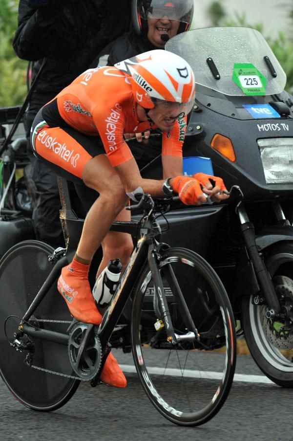 Samuel Sanchez finished in sixth